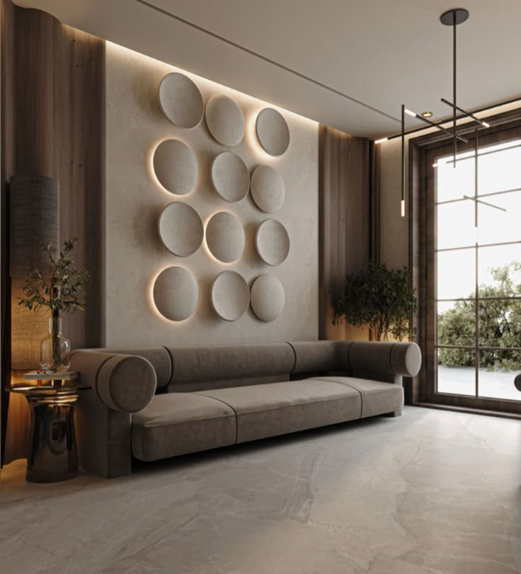 Decorative 3D Metal Place for Home and Office