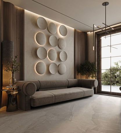 Decorative 3D Metal Place for Home and Office