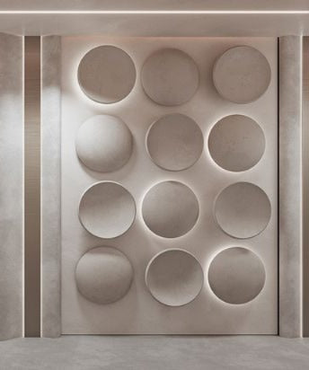 Decorative 3D Metal Place for Home and Office