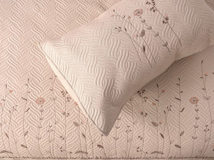 Orion Embroidered Quilted Bedding Set - The Gharnish - A Unit of Satkala Creations