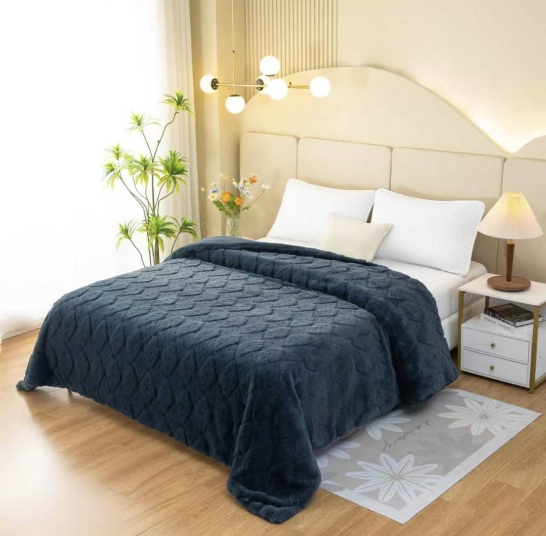 100% Premium & Imported Fur Blanket - The Gharnish - A Unit of Satkala Creations