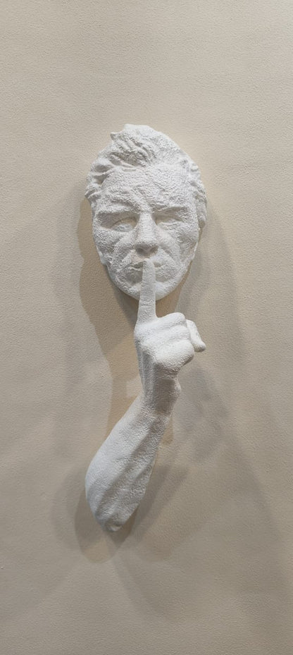 3D Sculpture Man Coming Out of the Wall Abstract Figure For Home and Office - The Gharnish - A Unit of Satkala Creations