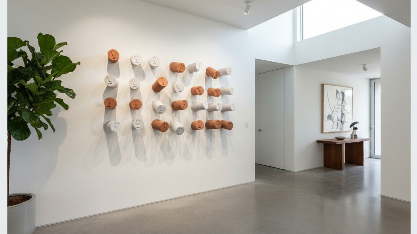 Minimalist Faces 3D Wall Decor