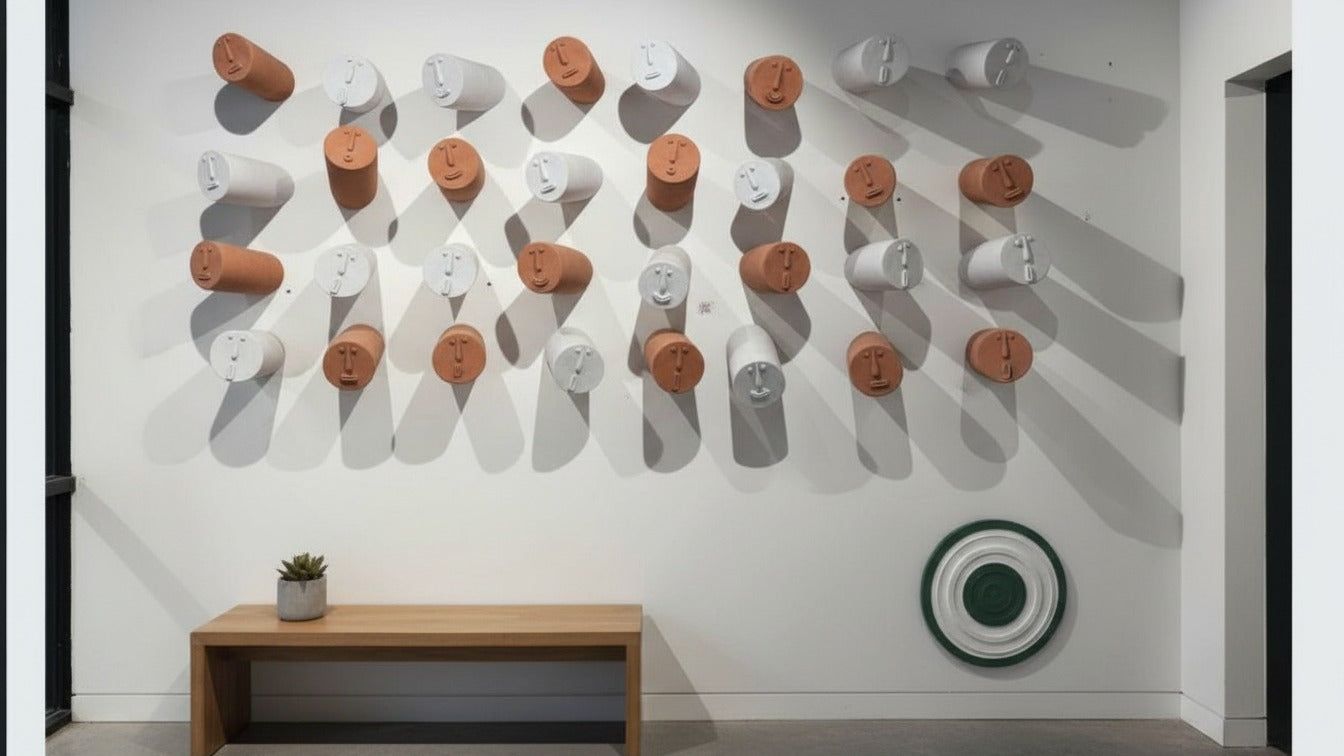 Minimalist Faces 3D Wall Decor