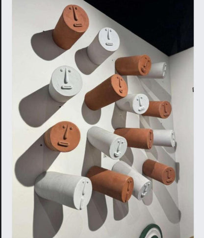 Minimalist Faces 3D Wall Decor
