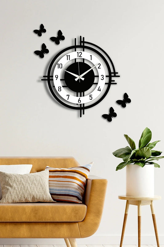 Designer Metallic Wall Clock - The Gharnish - A Unit of Satkala Creations