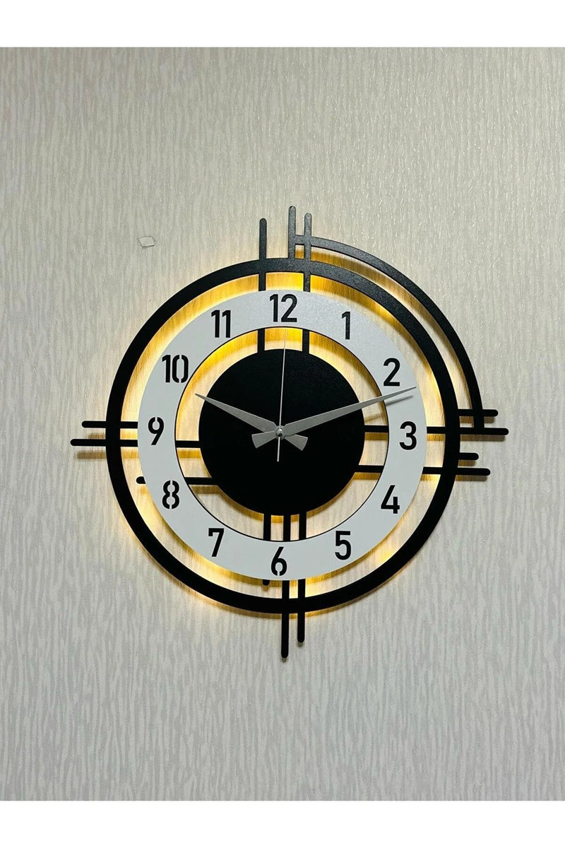Designer Metallic Wall Clock - The Gharnish - A Unit of Satkala Creations