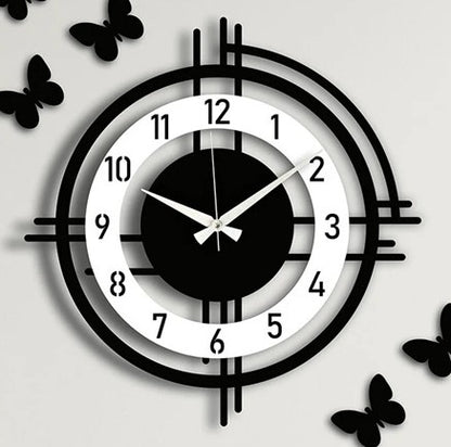 Designer Metallic Wall Clock - The Gharnish - A Unit of Satkala Creations