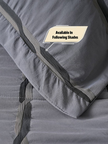 Luxurious Summer Breeze Luxe Bedding Set by The Gharnish, 6-piece bedding with soft, breathable fabric and stylish design.