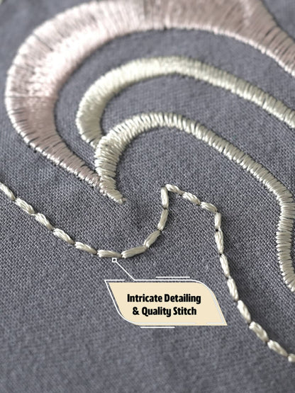 Luxurious Summer Breeze Luxe Bedding Set by The Gharnish in a 6-piece bedding collection with soft, breathable fabric and elegant design.