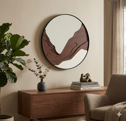 Woodwave Circle Wooden Wall Art for Modern Living Room Decor