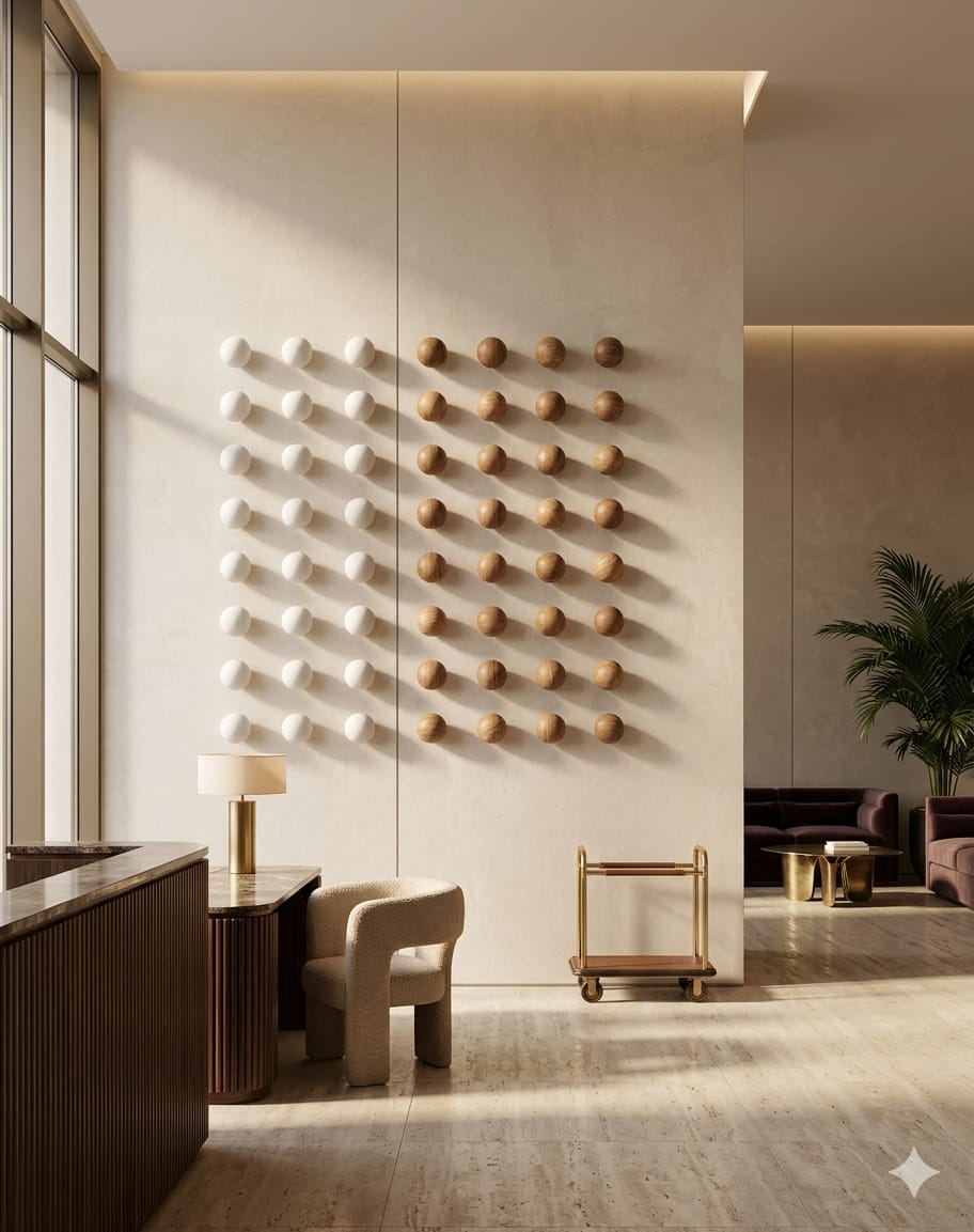 Woodland Matrix 3D Dual Harmony Sphere Wall Art