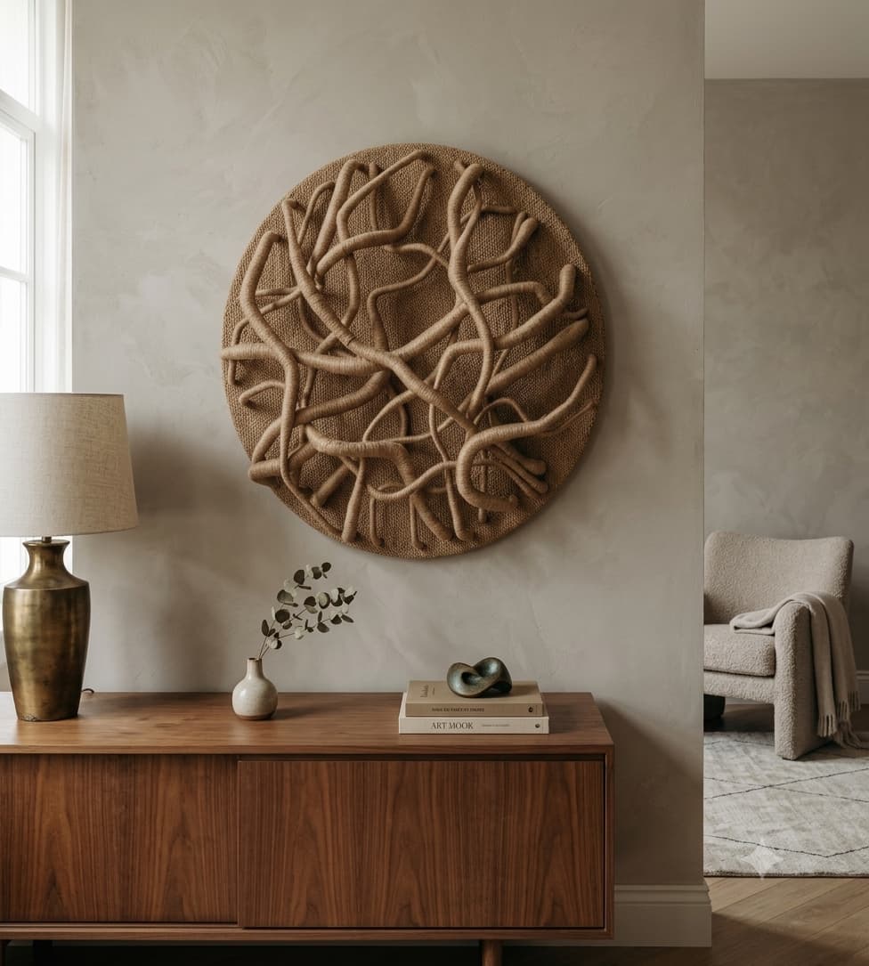 Artisan Rope Abstract 3D Wall Art