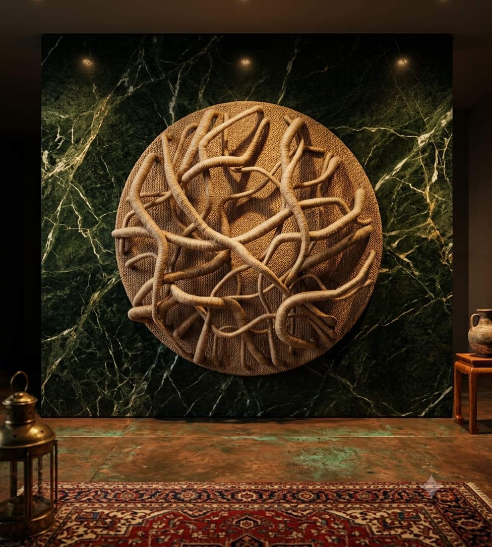 Artisan Rope Abstract 3D Wall Art