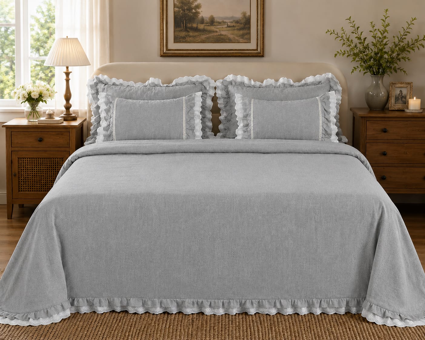 Vintage Charm Luxury 6-Piece Comforter Set