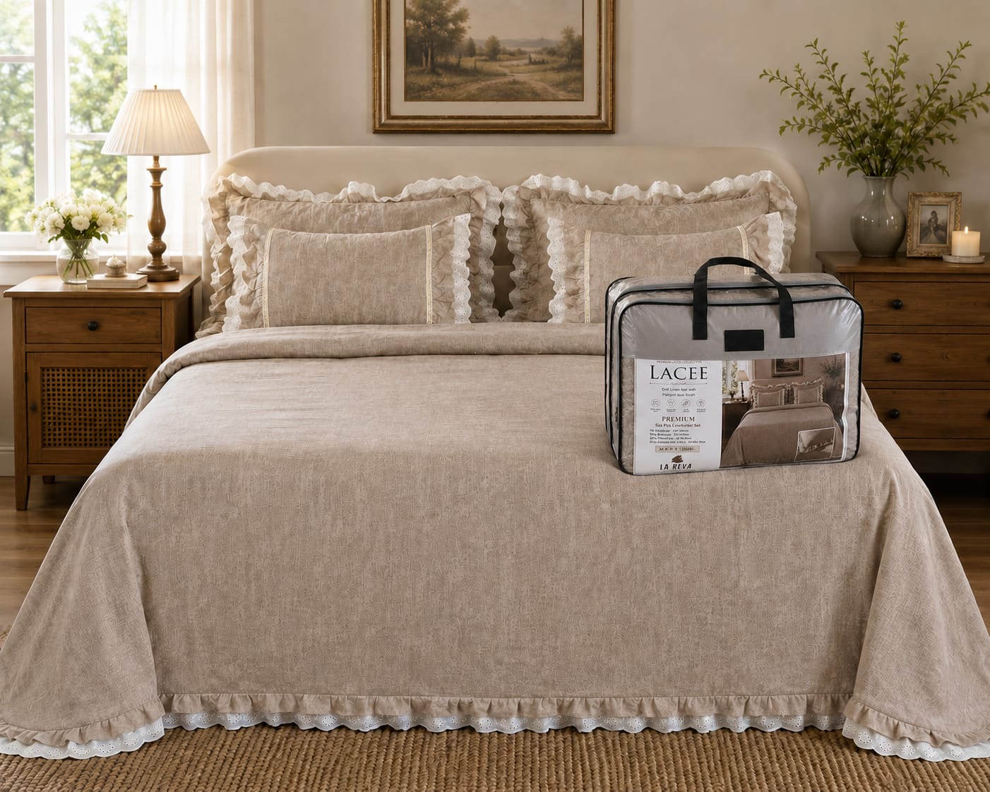 Vintage Charm Luxury 6-Piece Comforter Set