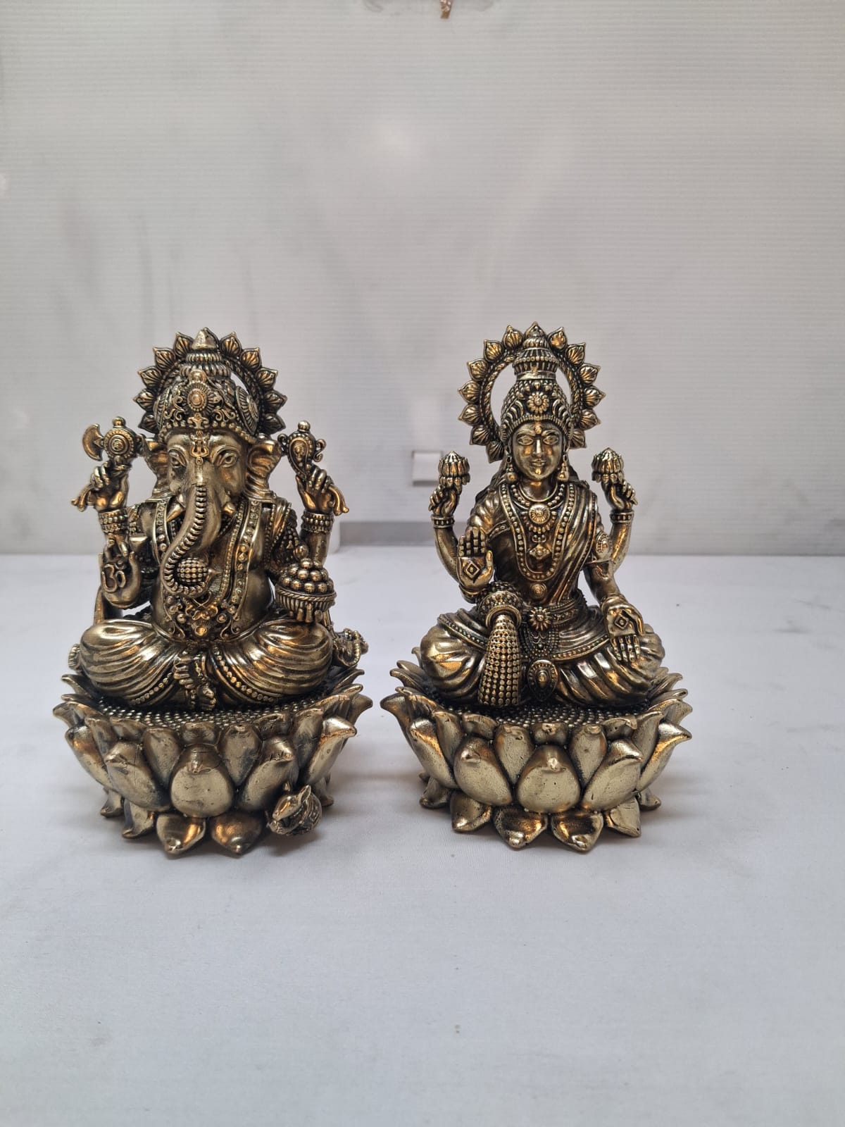 Ganesh Laxmi Brass Murti for Diwali