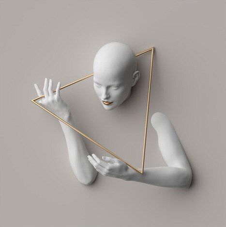 Woman Figured Sculpture Wall Mural- Limited edition - The Gharnish - A Unit of Satkala Creations