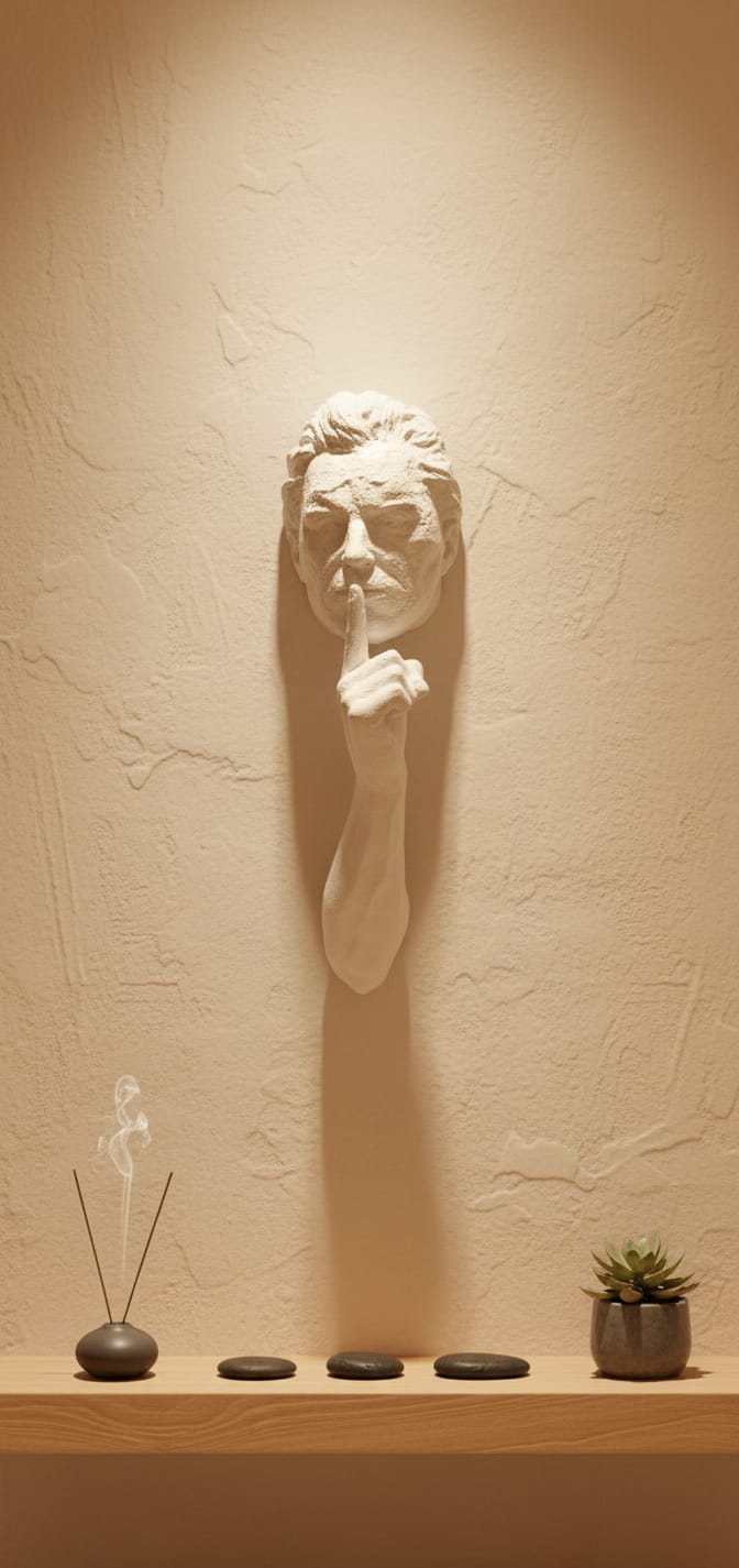 3D Sculpture Man Coming Out of the Wall Abstract Figure For Home and Office - The Gharnish - A Unit of Satkala Creations