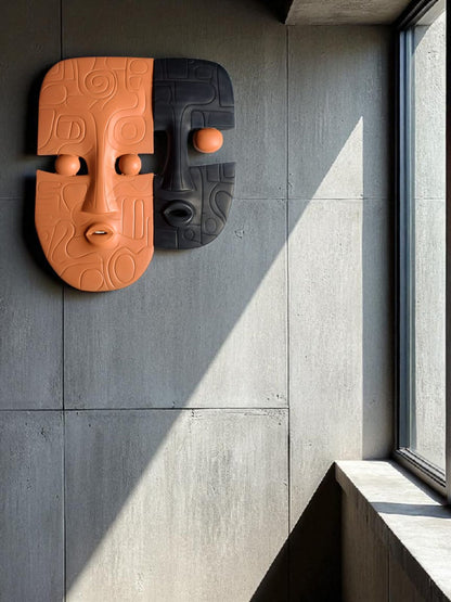 Contemporary Abstract Face Wall Art