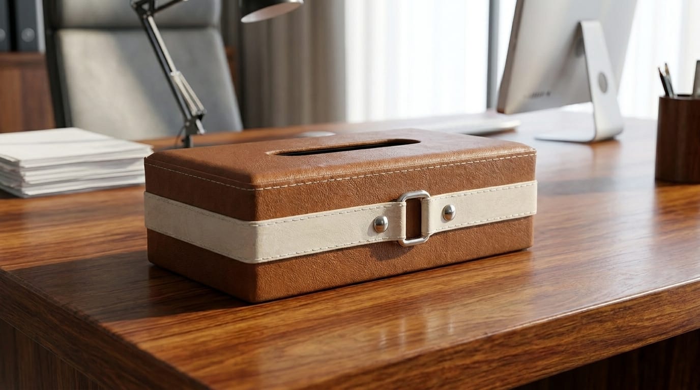 Leather Tissue Box Holders Premium Series