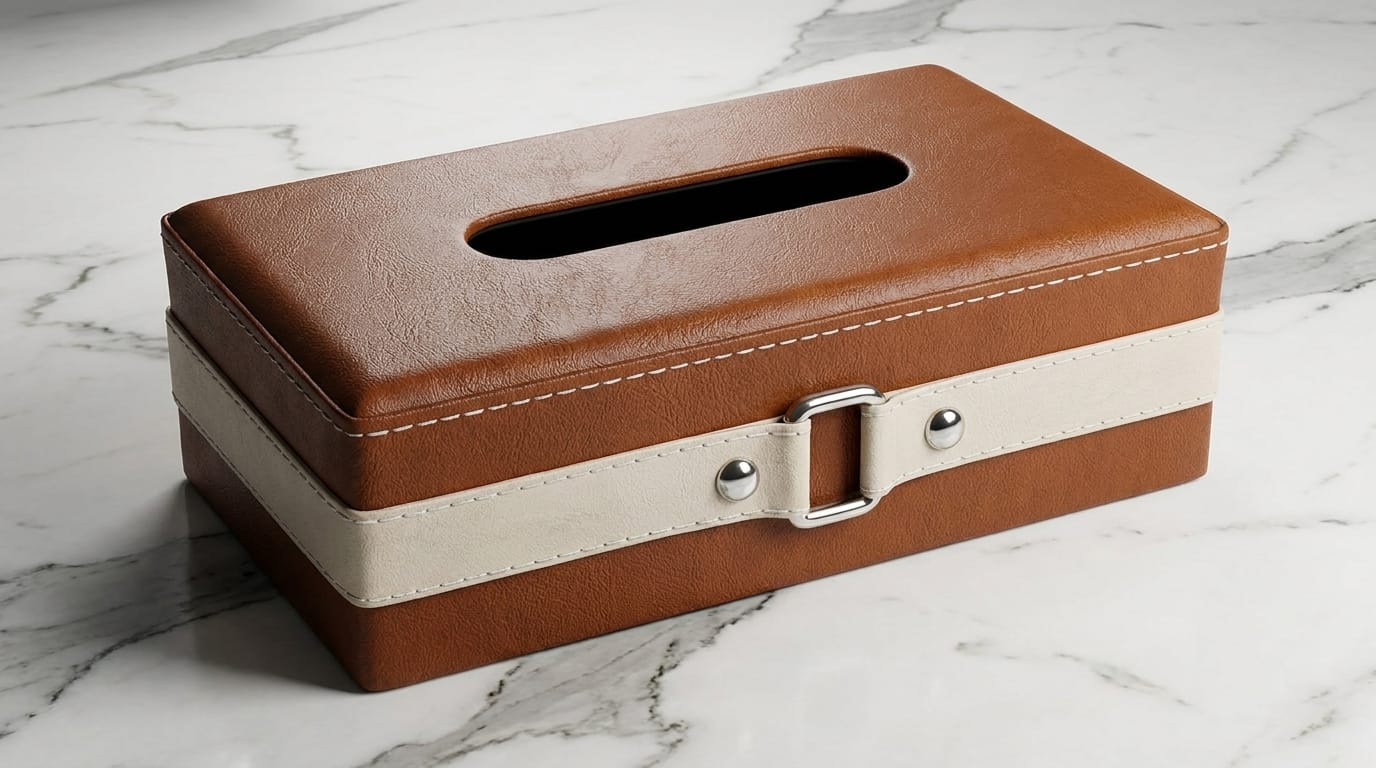 Leather Tissue Box Holders Premium Series