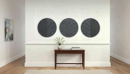 Harmony Faces Sculptural Wall Art - The Gharnish - A Unit of Satkala Creations