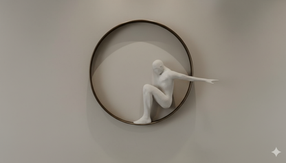 Orbit Escape 3D Sculptural Wall Art