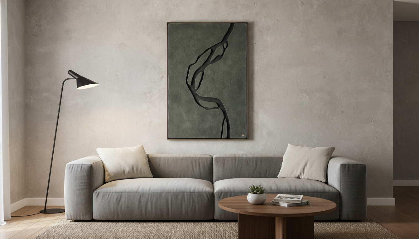 Modern wooden wall art by The Gharnish featuring abstract geometric design for luxury interior decor.