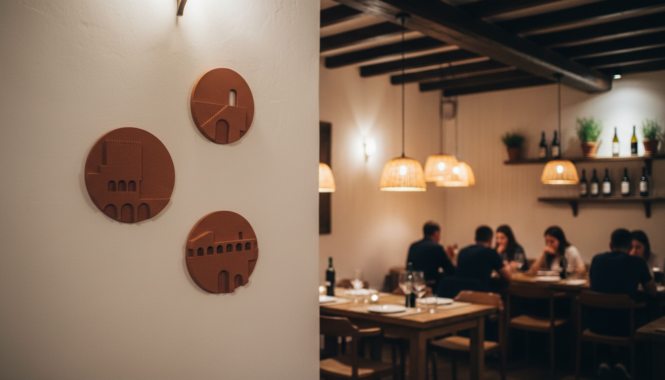 Modern Architectural Wall Art Set - The Gharnish - A Unit of Satkala Creations