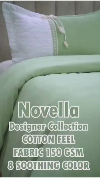 Designer bedding set with Fancy Embroidered Pillows