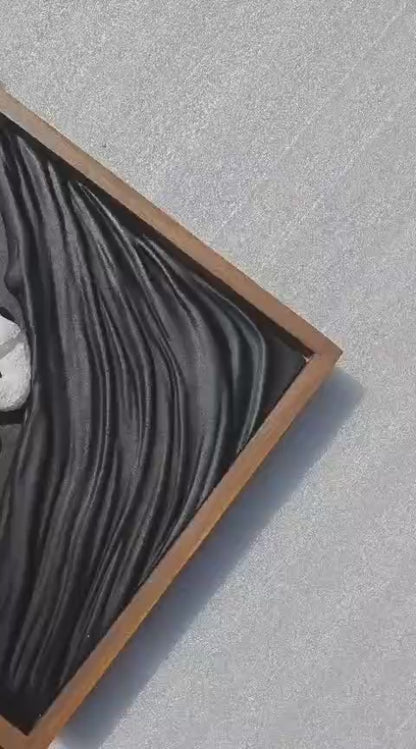Premium Wooden Human Drape Wall Art Set of 9