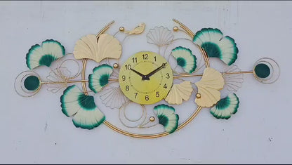 Flower Petal Wall Clock (48x23 Inches)