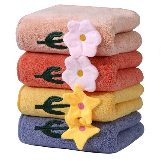 Embroidery Premium Bath Towel - The Gharnish - A Unit of Satkala Creations