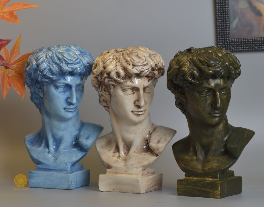Abstract Roman sculpture figurine by The Gharnish, modern art piece featuring natural stone-inspired design and elegant form.