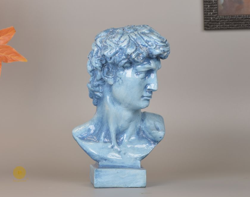 Modern abstract Roman sculpture figurine by The Gharnish, showcasing sleek, natural stone-inspired design as a contemporary art piece.