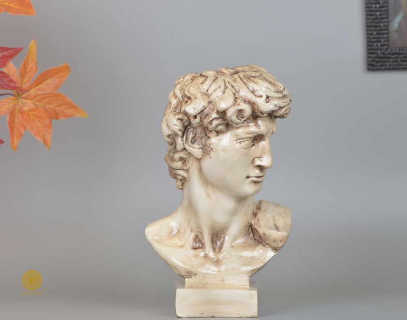 Abstract Roman sculpture figurine by The Gharnish, modern art piece displaying elegant, naturalistic abstract human form.