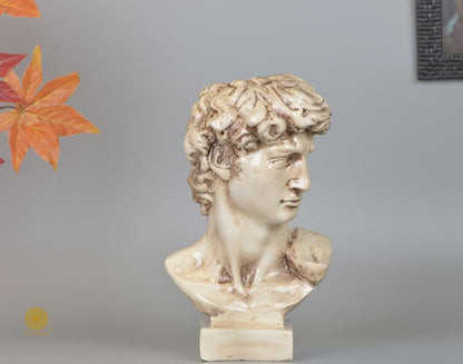 Abstract Roman sculpture figurine by The Gharnish, modern art piece displaying elegant, naturalistic abstract human form.