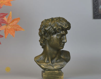 Abstract Roman sculpture figurine by The Gharnish, modern art piece featuring natural stone textures and sleek design.