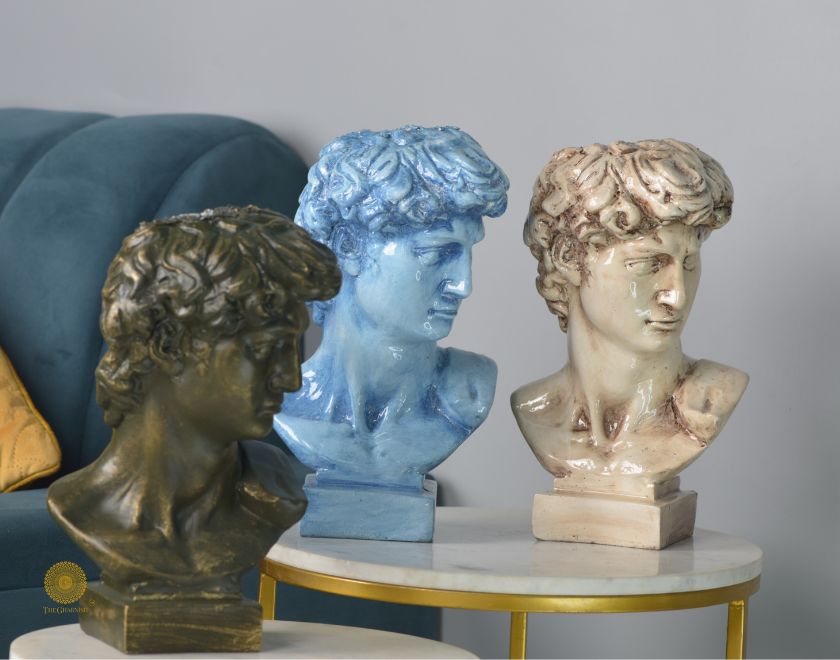 Modern abstract Roman sculpture figurine by The Gharnish, showcasing sleek, natural stone-inspired design in contemporary art style.
