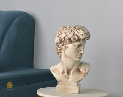 Modern abstract Roman sculpture figurine by The Gharnish, featuring natural stone-inspired design and contemporary art style.