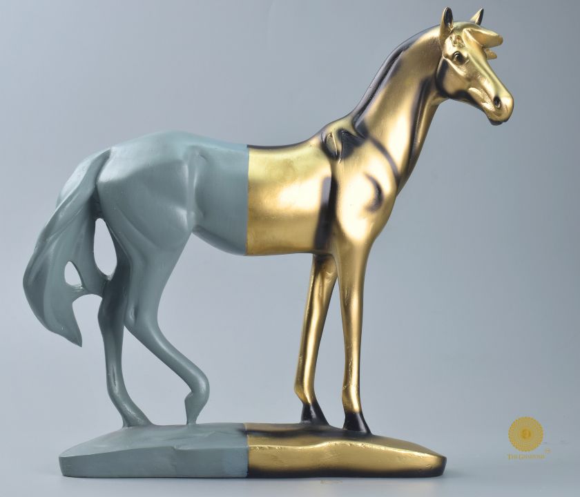 Limited Edition Premium Horse Statue by The Gharnish, detailed animal figurine showcasing intricate craftsmanship and realistic features.