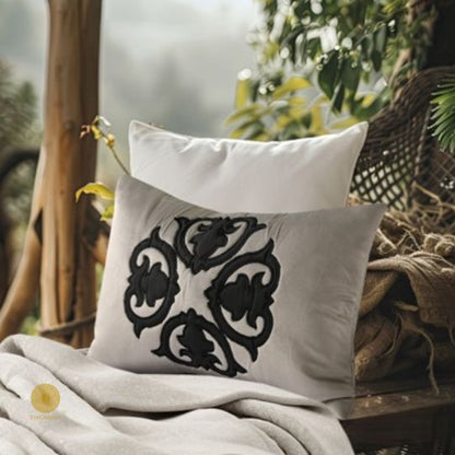 Royale 6 Pcs Comforter Set With Embrodiery - The Gharnish - A Unit of Satkala Creations
