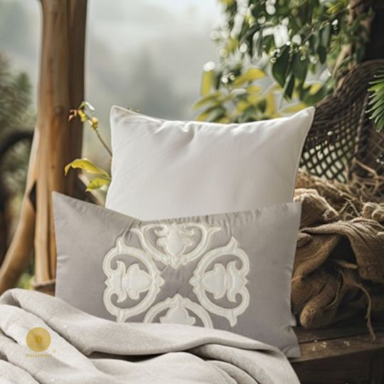 Royale 6 Pcs Comforter Set With Embrodiery - The Gharnish - A Unit of Satkala Creations