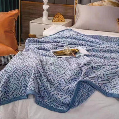 Emporio Luxury Winter Solid Color Blanket by The Gharnish, soft and warm for cozy winter comfort.