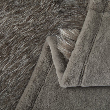 Premium Korean Mink Cashmere Double Ply Blanket by The Gharnish, soft and luxurious cozy blanket with elegant double-layer design.