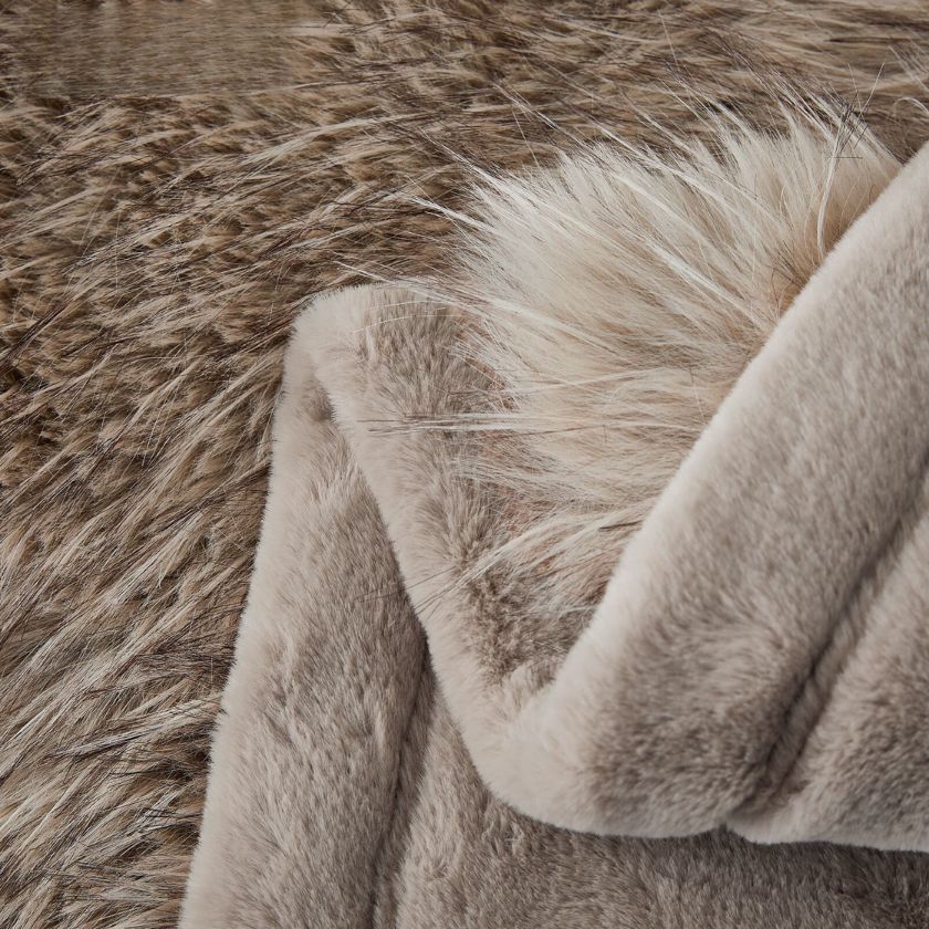Premium Korean Mink Cashmere Double Ply Blanket by The Gharnish, showcasing soft, luxurious fabric in a cozy blanket style.
