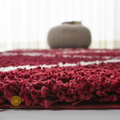 Black Mejestic Soft Bedside Runner carpet by The Gharnish, featuring plush material and elegant design for bedroom decor.