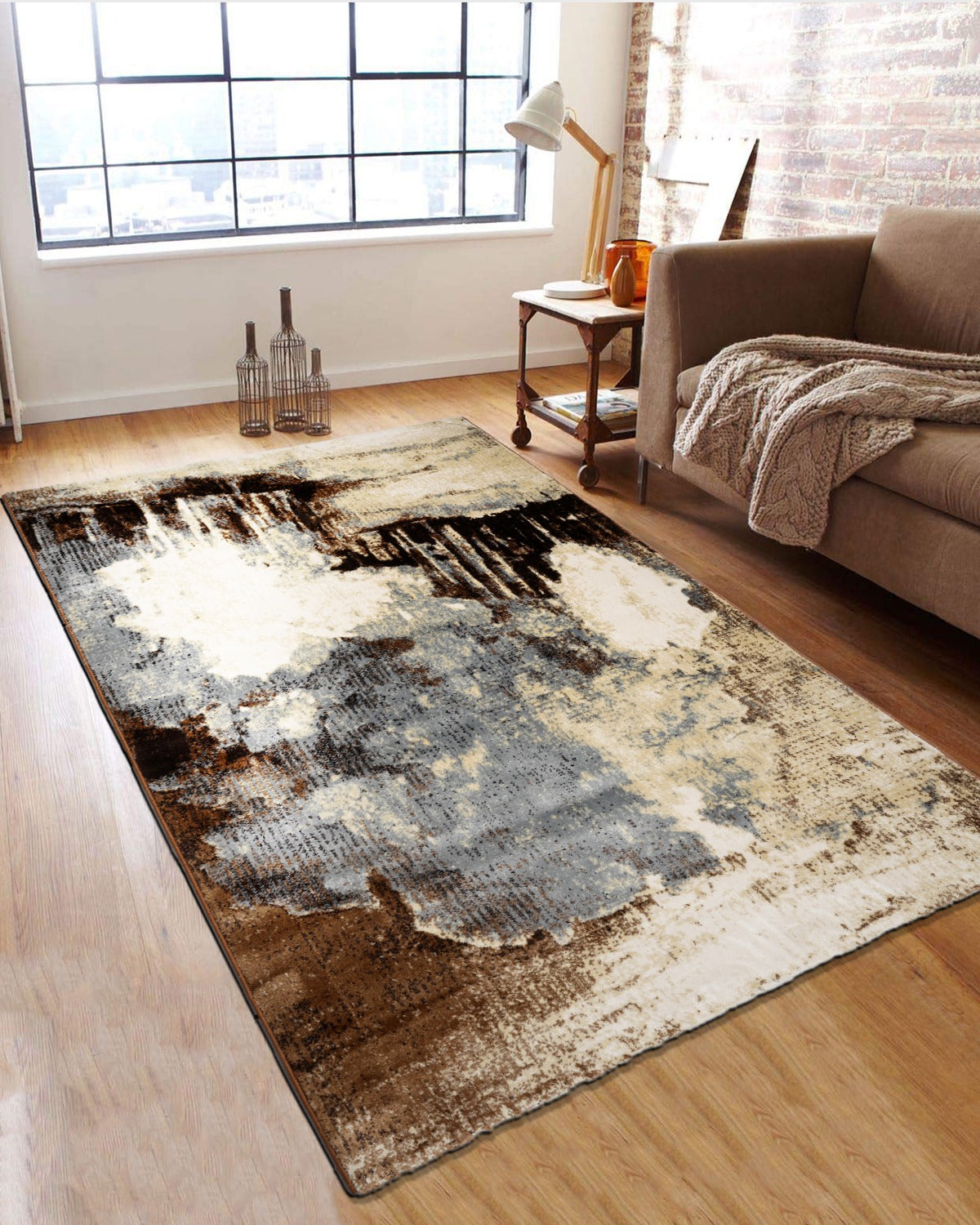 Modern Turkish carpet by The Gharnish featuring intricate patterns and vibrant colors, showcasing traditional design with contemporary style.