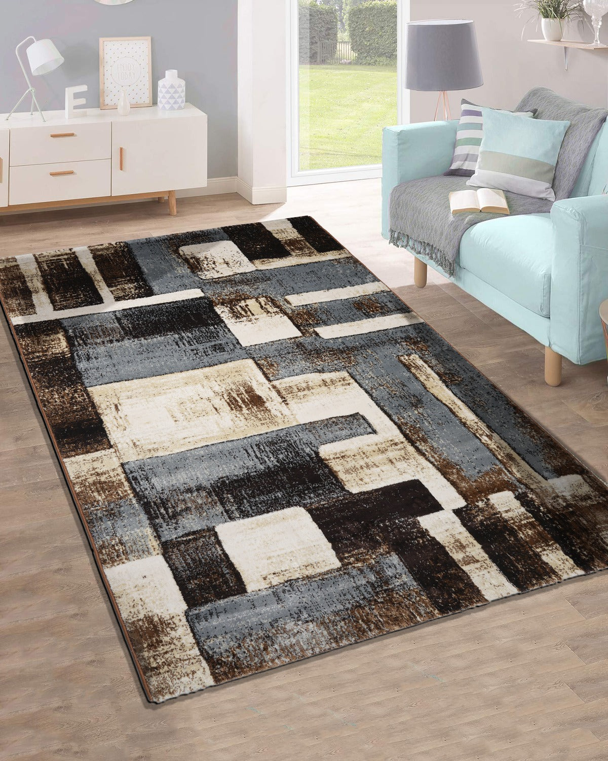 Modern Turkish carpet by The Gharnish featuring intricate design and vibrant colors, showcasing traditional craftsmanship.